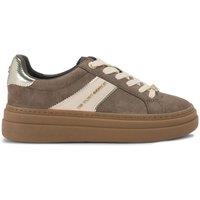 KG Kurt Geiger Women's 'Leap' Suedette Trainers in Brown | Size: 4
