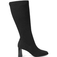 Carvela Women's 'Rometta High Leg' Fabric Boots in Black | Size: 8