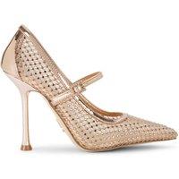 STEVE MADDEN Women's 'Stirring Gold' Heels in Gold | Size: 7