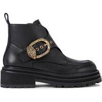 Kurt Geiger London Women's 'Mayfair Chunky Boot' Leather Boots in Black | Size: 3
