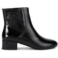 Kurt Geiger London Women's 'Kgl Block Heel Ankle' Leather Boots in Black | Size: 4