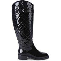 Kurt Geiger London Women's 'Kingsley Riding Boot' Patent Boots in Black | Size: 4