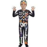 Sesame Street 2 Piece Costume | Black | Official Merch | Size: 4-6 Years