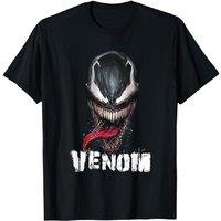 Marvel Boy's Spider Man Venom Teeth Face T-Shirt in Black | Size: 9 Years