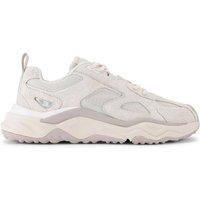 STEVE MADDEN Men's 'Serpent White' Leather Trainers in White | Size: 9