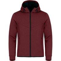 Clique Men's Hayden Polyester Hooded Jacket in Burgundy | Size: 3XL