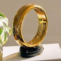 Menkind Lord Of The Rings Magical Golden Glow One Ring Lamp in Metallic Gold