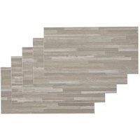 PAWNORA Rustic Wood 36PCS Self Adhesive Vinyl Flooring in Beige