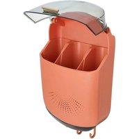 PAWNORA Kitchen Utensil Cutlery Holder Orange