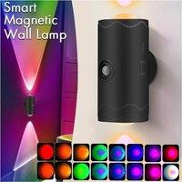 SPETLEK Black 2x USB Rechargeable RGB LED Night Light Motion