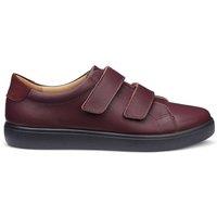 Hotter Women's Extra Wide 'Wave' Casual Trainers in Wine | Size: 6