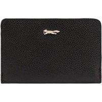 Paul Costelloe Women's Pansy Leather Purse in Jet Black | Size: Medium