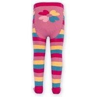 Kite Girl's Stripy Tights Heather | Size: 4-6 Years