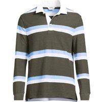 Lands' End Men's Long Sleeve Piqu Rugby Shirt | Size: XL