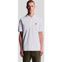Lyle & Scott Men's Plain Polo Shirt White | Size: 2XL