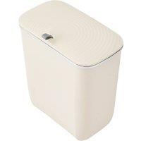 Garden Sanctuary 9L Waste Bin with Lid in Cream