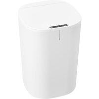 Garden Sanctuary Automatic Touchless Motion Sensor Rubbish Bin in White