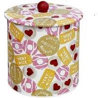 Emma Bridgewater Biscuits Tin Barrel - Airtight Printed Tin Storage Container