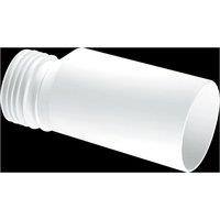 McAlpine WC-EXTD 10mm Offset Adjustable Length Extension Piece for Rigid WC in White