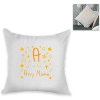 Uniqueful Personalised Letter is for Name Design in Yellow Cushion Birthday in White | Size: 100 cm