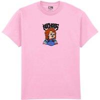 No Chaos CHUCK HIM T-SHIRT in Pink | Size: Small