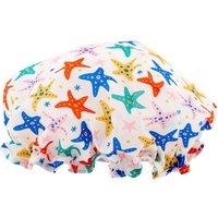 Smug Shower Cap in White