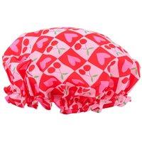 Smug Shower Cap in Red