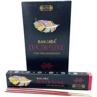KDMD Banjara Tribal Smudge Incense-Dragon's Blood, 10 Sticks in Black
