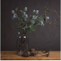 KDMD Lifelike Eryngium Thistle Stem for Rustic & Coastal Arrangements in Purple