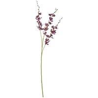 KDMD Purple Cymbidium Spray - Elegant Faux Orchid Floral Decor