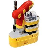 KDMD Hand Tool Driver Impact Set with Screwdriver Bits DIY in Yellow