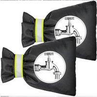 KDMD 2 Pack Winter Outside Tap Insulation Covers Waterproof Black