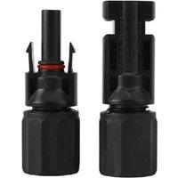 KDMD MC4 Compatible Solar Panel Schottky Diode Male Female Connector in Black