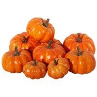 KDMD Orange Assorted Pumpkins 9 Pack