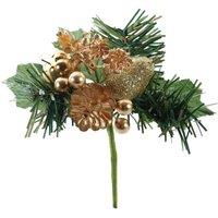 KDMD Pear & Berry Gold Pick 16cm 6 Pack