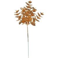 KDMD Metallic Champagne Eucalyptus Pick H25cm 4 Pack in Gold
