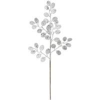 KDMD Silver Glitter Eucalyptus Stem H61cm 2 Pack