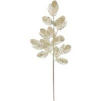 KDMD Gold Glitter Feather Spray H70cm 2 Pack