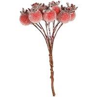 KDMD Frosted Berry Bunch Pick Red