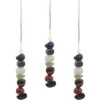 KDMD Seven Tumble Chakra Pendulum - Souls Aligning Tumblestone Pendulum