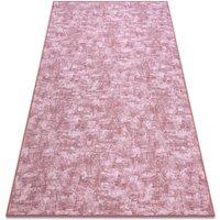 RugsX Wall-To-Wall Solid Rug in Pink | Size: 200 cm x 500 cm