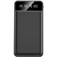 Kelvenix 900000mAh 4 USB Portable Fast Charging Power Bank for Phones in Black