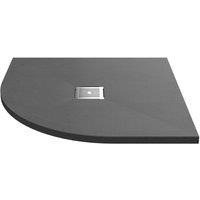 Balterley Premium Slimline Quadrant Shower Tray, Slate Grey, 900mm in Grey