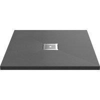 Balterley Premium Slimline Square Shower Tray in Grey