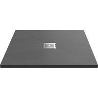 Balterley Premium Slimline Square Shower Tray in Grey