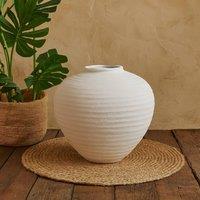 Wyld Haus Sagebloom Large Matt White Ceramic Vase