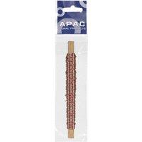 KDMD Cooper Metallic Wire on a Wooden Stick in Copper