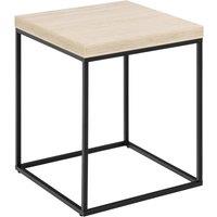 Furniture To Go Barossa Coffee Table in Black & Light Oak 40cm