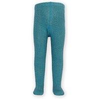 Kite Girl's Cable Tights Teal Blue | Size: 4-6 Years