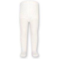 Kite Girl's Cable Tights Off-White in Cream | Size: 4-6 Years